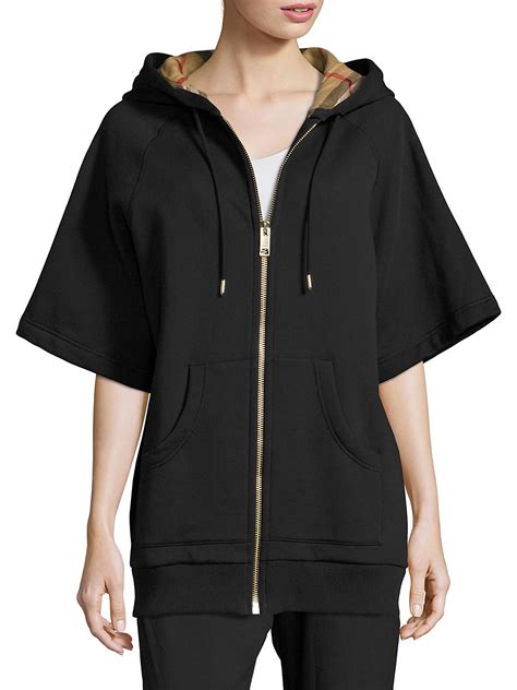 burberry short sleeve hooded jacket|burberry jacket women overcoat.